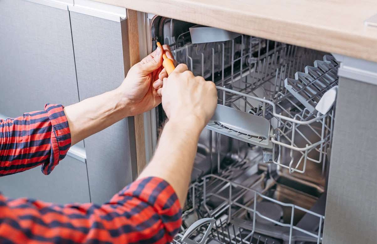 Damaged Dishwasher